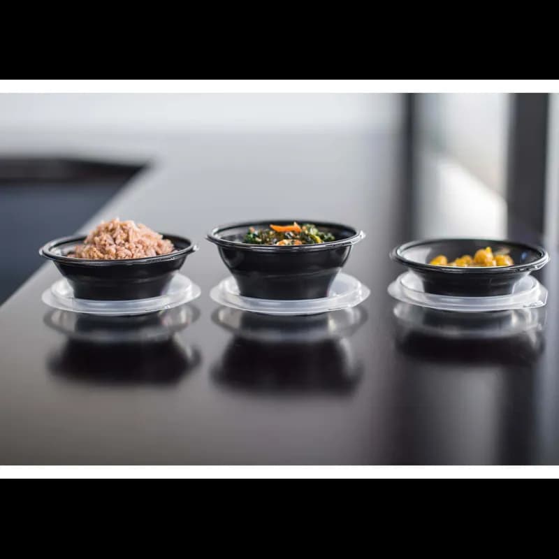 SideKicks® Lid Dome 4.7X0.6 IN PP Clear For Container Unhinged 750/Case