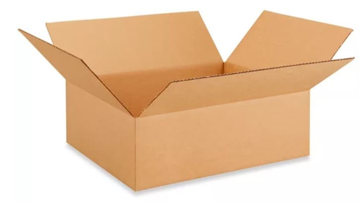 Regular Slotted Container (RSC) 7.75X7.75X4.5 IN Corrugated Cardboard 44ECT 1/Each