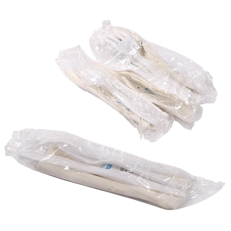 6PC Cutlery Kit PS White Heavyweight 250/Case