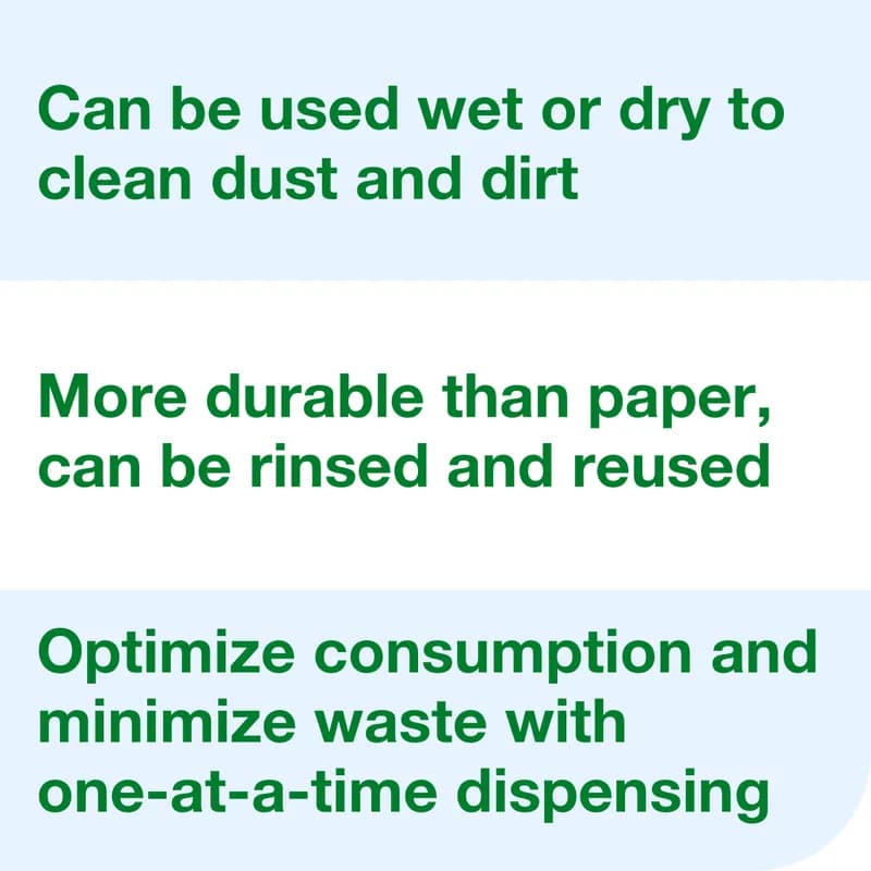 Tork Cleaning Cloth Wipe 16.125X8.27 IN Folded: 4.031X8.27 IN Light Duty 1 Cloth White Interfold 120/Case