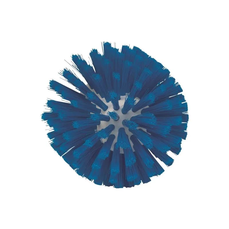 Vikan® Meat Mincer Brush 5.1X5.1X4.5 IN PP Polyester Stainless Steel Blue Threaded Medium Bristle Stiffness 1/Each