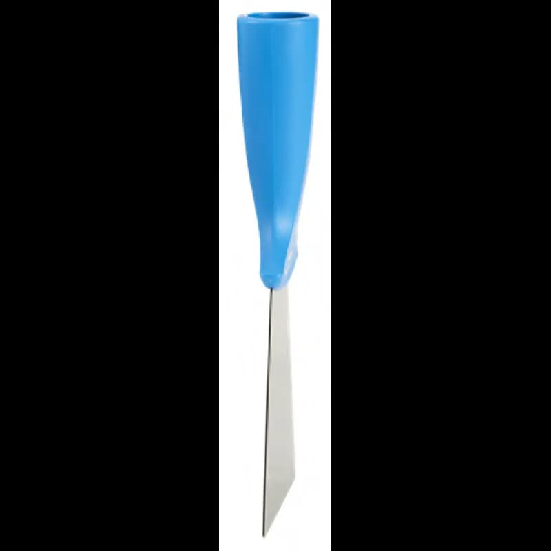Vikan® Scraper 8.1X3.9X1.3 IN Polypropylene (PP) Stainless Steel Blue Threaded Handle 1/Each