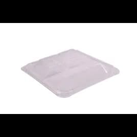 Lid Dome 8X1 IN 3 Compartment PET Clear Square For Container Unhinged 250/Case