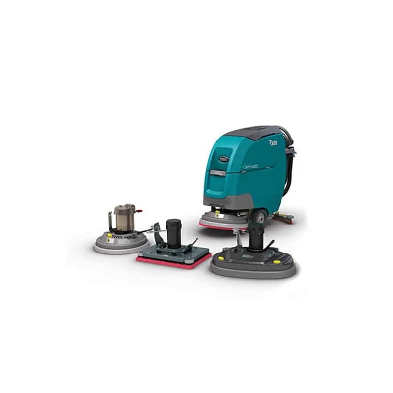 Floor Scrubber 11 GAL 20IN 24v Walk Behind On-Board Charger Pad Battery 1/Each