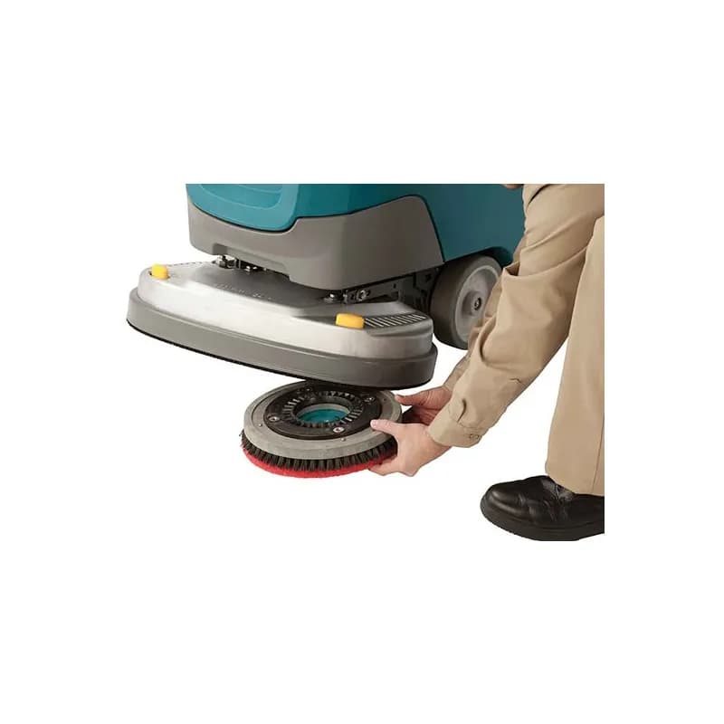 Floor Scrubber 11 GAL 20IN 24v Walk Behind On-Board Charger Pad Battery 1/Each