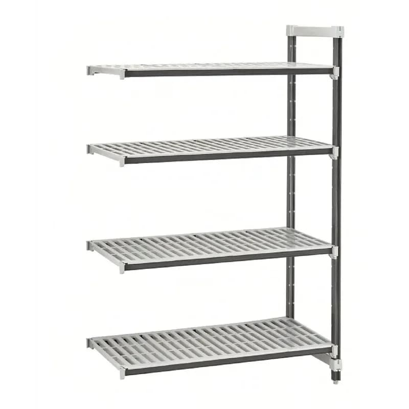 Camshelving® Elements® XTRA Add On Unit 18X48X72 IN Speckled Gray Resin & Metal Composite 1/Each