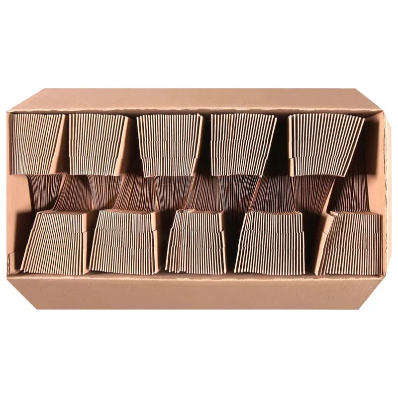 Cup Carrier 8X3.62X10.12 IN 2 Compartment Paperboard Kraft For 12-30 OZ With Handle Reusable 250/Case