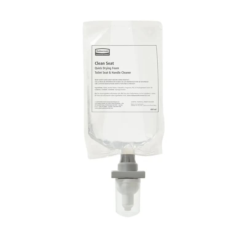 Clean Seat Toilet Seat Cleanser Surface Cleaner 400 mL Foam Alcohol Based Refill 12 Count/Case