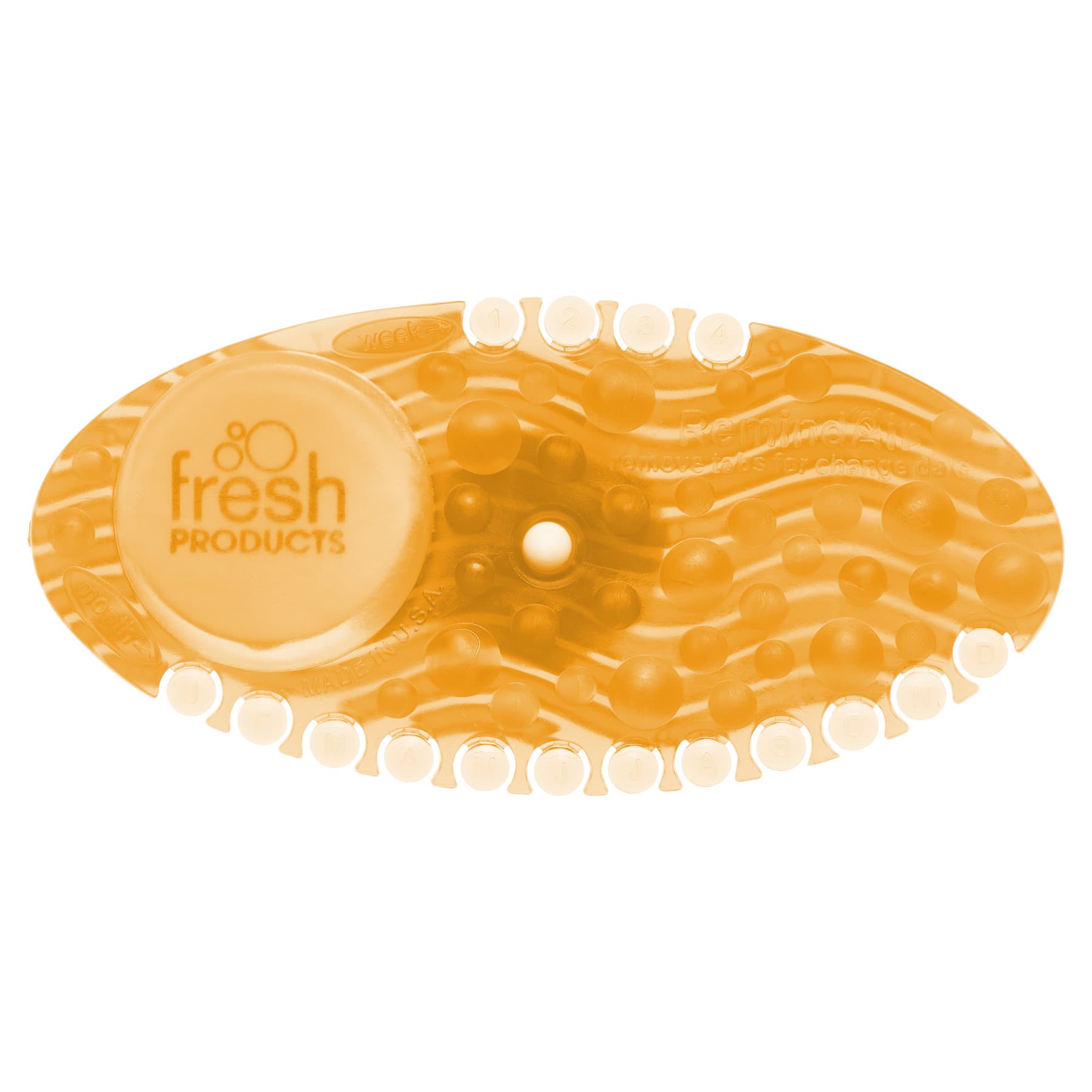 Curve Air Freshener (With Holders) Summer Sunshine Orange EVA 10 Count/Pack 6 Packs/Case 60 Count/Case