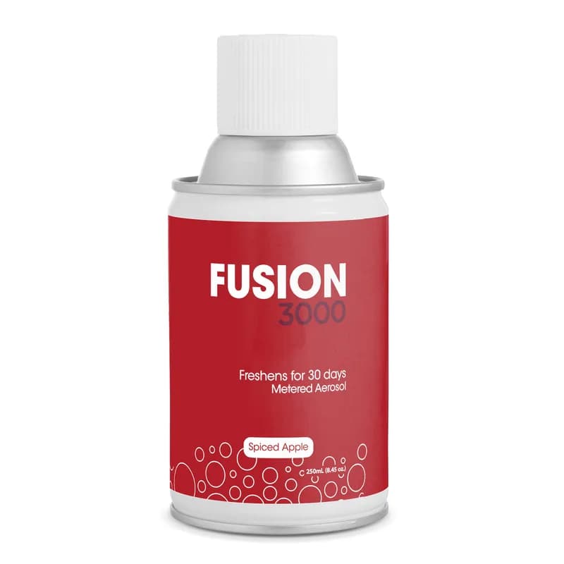 Fusion 3000 Metered Aerosol Refills Air Freshener Spiced Apple 12/Case
