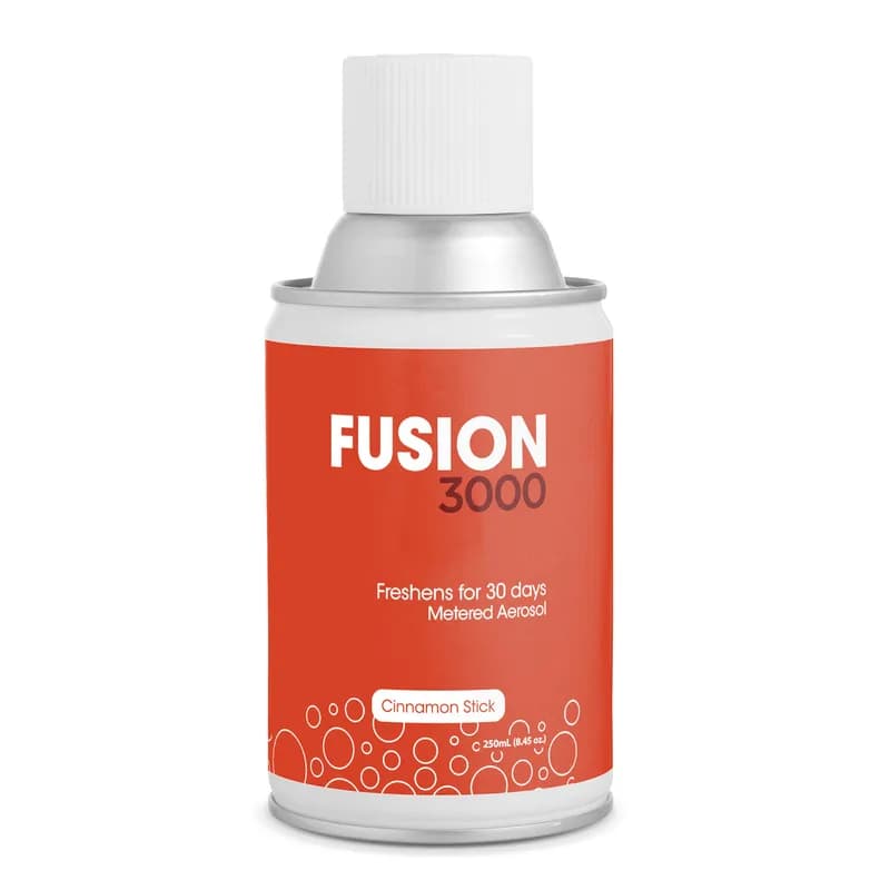 Fusion 3000 Metered Aerosol Refills Air Freshener Cinnamon Stick 12/Case