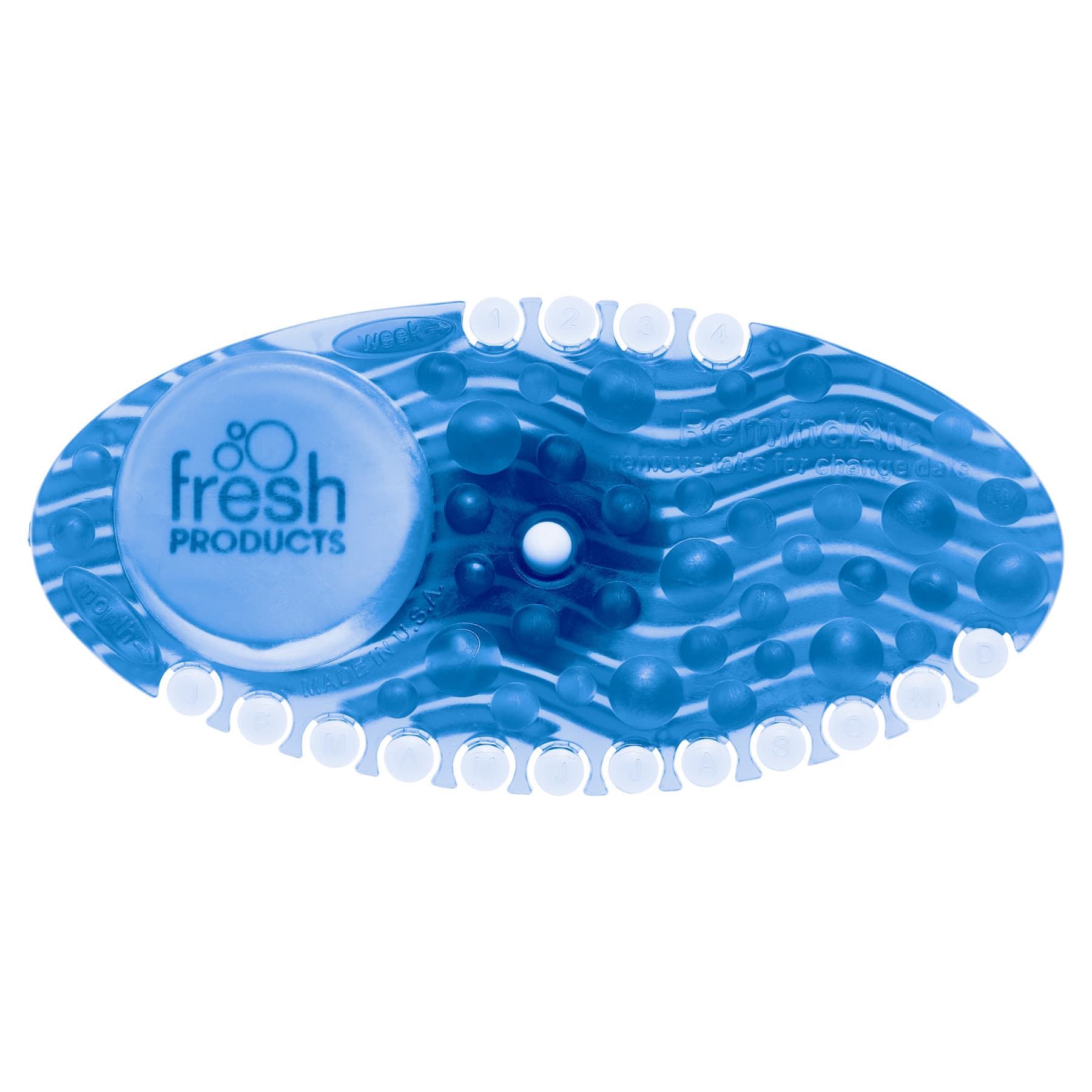 Curve Air Freshener (With Holders) Cotton Blossom Blue EVA 10 Count/Pack 6 Packs/Case 60 Count/Case