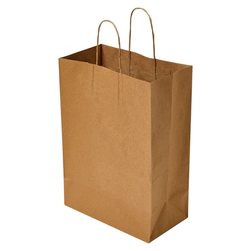 Victoria Bay Shopper Bag 10X5X13 IN Paper Kraft Gusset 250/Bundle