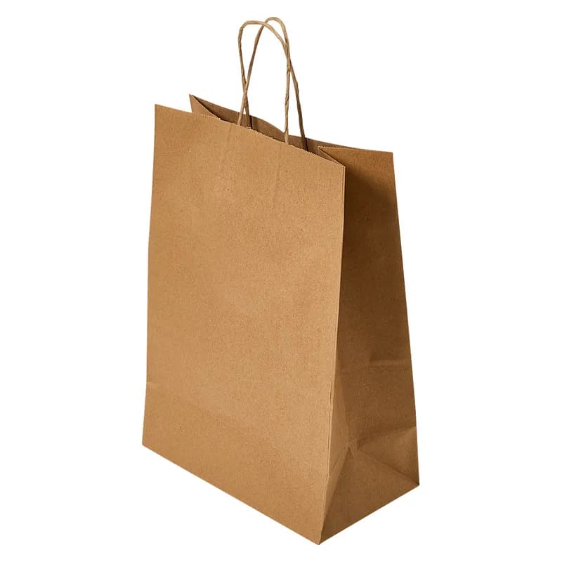 Victoria Bay Shopper Bag 10X5X13 IN Paper Kraft Gusset 250/Bundle