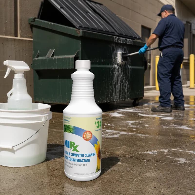 AirX® Dumpster Deodorant & Cleaner Concentrate 32 FLOZ Heavy Duty Airicide 12/Case