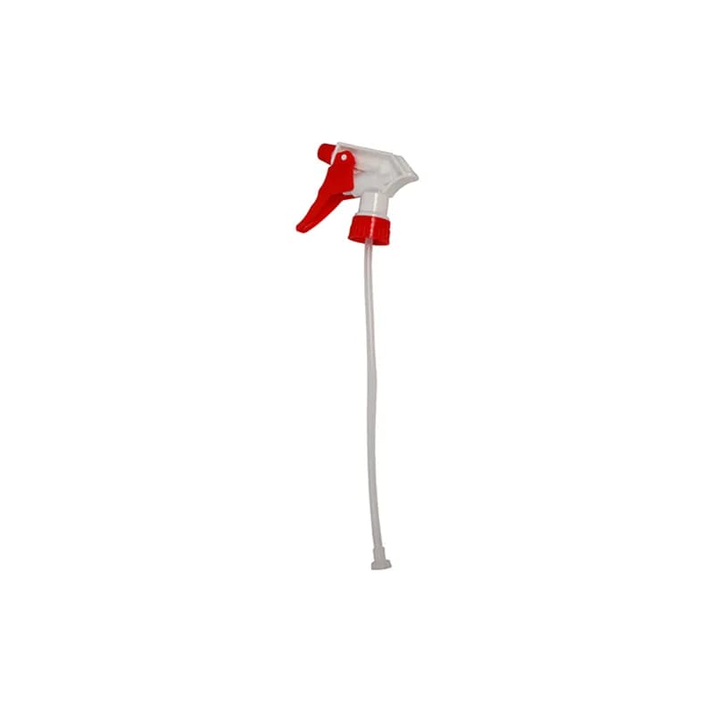 Impact® Trigger Sprayer 10 IN Plastic Red White 3-Finger Grip 1.4 Ml Output 250 Count/Case