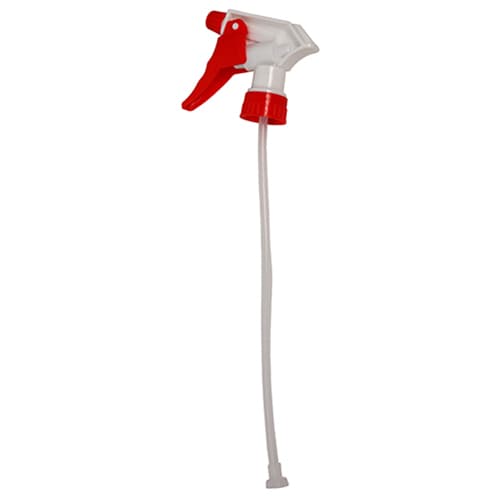 Impact® Trigger Sprayer 10 IN Plastic Red White 3-Finger Grip 1.4 Ml Output 250 Count/Case