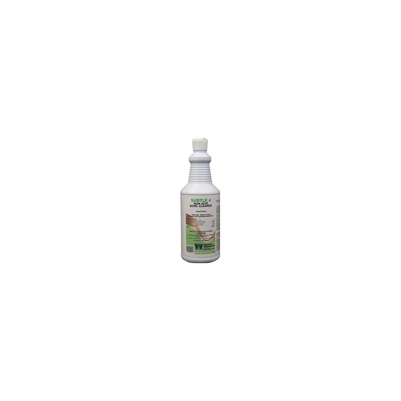 Subtle 4 Fresh Scent Toilet Bowl Cleaner 1 QT Non-Acid 12/Case