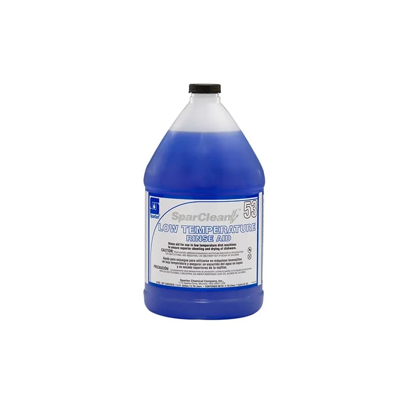 SparClean® 53 Mild Scent Rinse Aid Rinse Aid 1 GAL Low Temperature Alkaline Liquid 1/Gallon