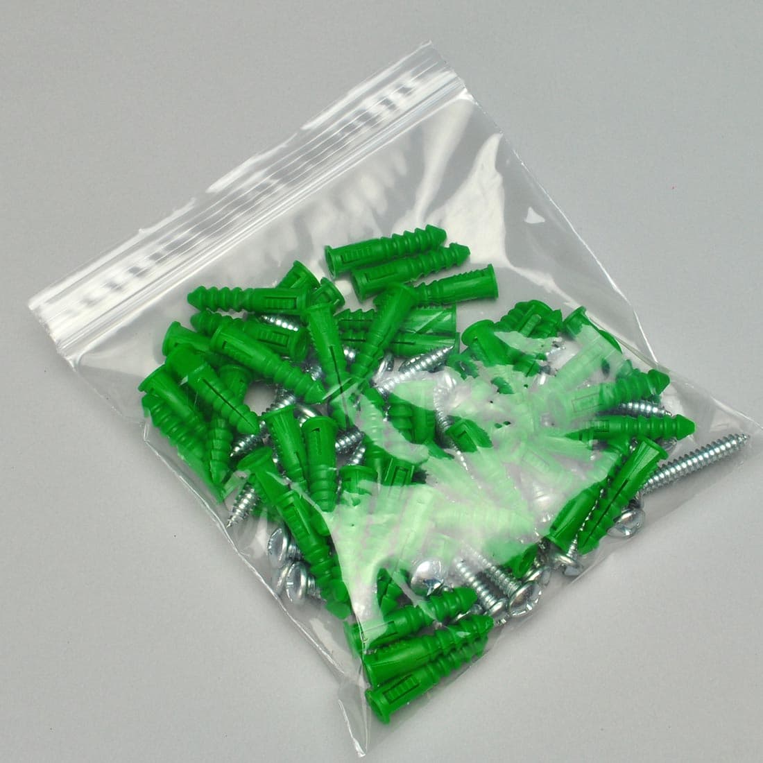 Clear Line Bag 4X4 IN Low-Density Polyethylene (LDPE) 2MIL Clear With Single Track Seal Top Zipper Closure 1000/Case