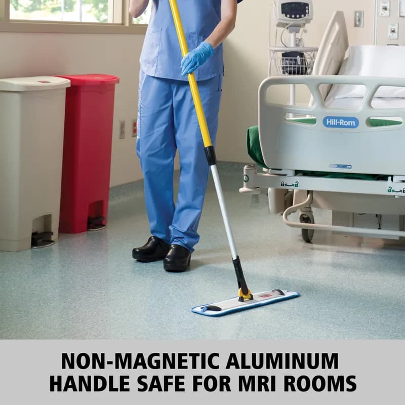 Hygen™ Mop Handle 48-72IN Yellow Aluminum Quick Connect Extension 1/Each