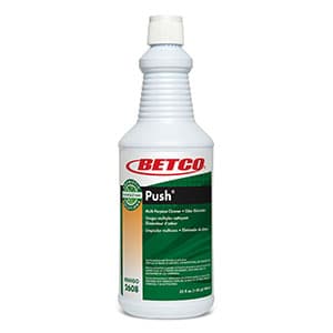 Push® Cleaner & Deodorizer 32 OZ Multi Surface Neutral RTU Liquid Enzymatic Enzymatic Non-Flammable 300 CFU/GAL 12/Case