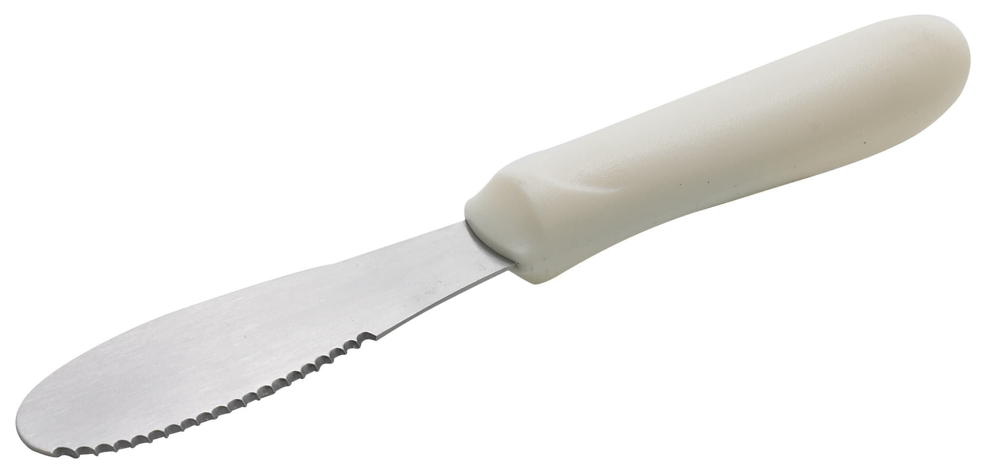 Sandwich Spreader 3.625 IN Stainless Steel Polypropylene (PP) White 1.25IN Blade 1/Each