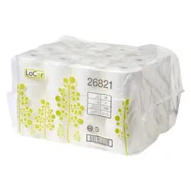 NVI Locor® Toilet Paper & Tissue Roll 3.85X4.05 IN 2PLY White 1000 Sheets/Roll 36 Rolls/Case