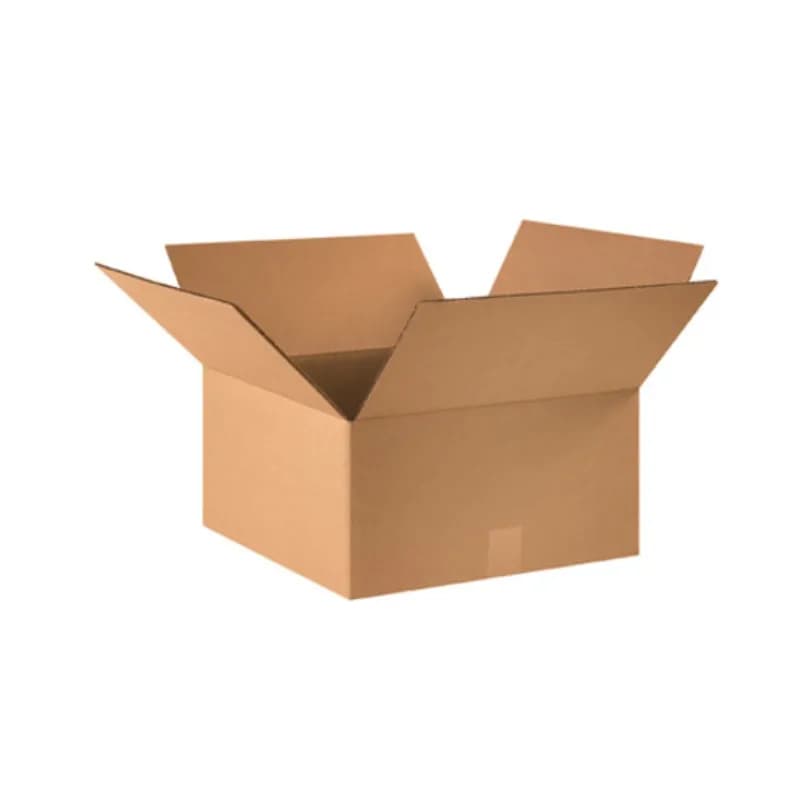 Regular Slotted Container (RSC) 14X14X6 IN Kraft Corrugated Cardboard 32ECT 20 Count/Bundle 420 Count/Pallet