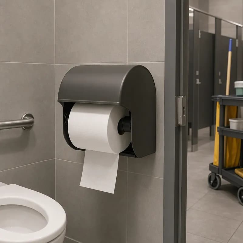 NVI Locor® Toilet Paper & Tissue Roll 3.85X4.05 IN 2PLY White High Capacity 1500 Sheets/Roll 18 Rolls/Case