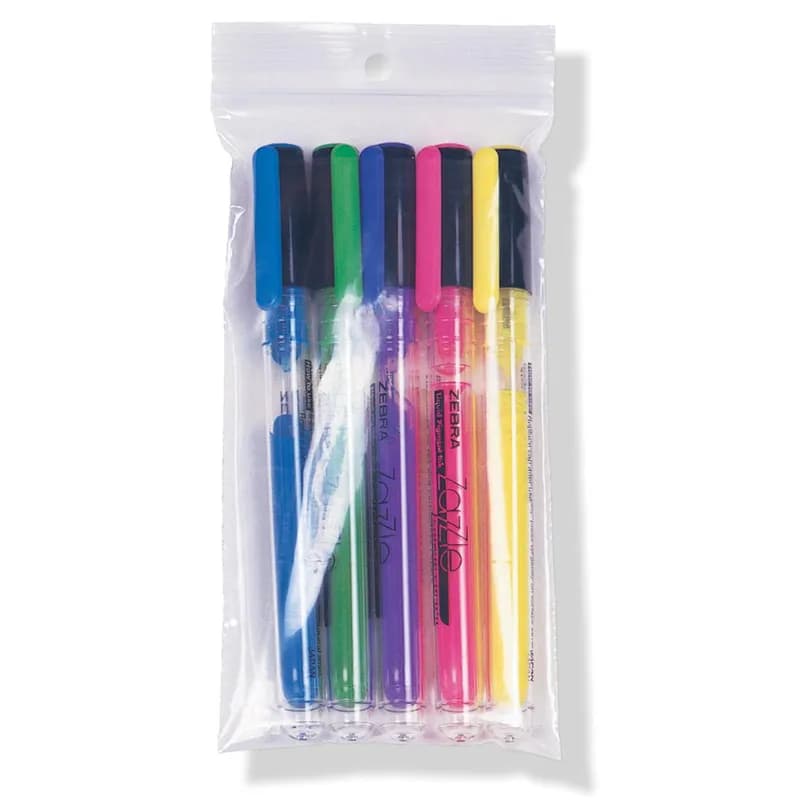 Clear Line Bag 10X12 IN LDPE 4MIL Clear With Single Track Seal Top Closure Hang Hole 1000/Case