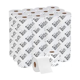 Pacific Blue Basic Toilet Paper & Tissue Roll 4X3.8 IN 2PLY White Standard EPA Indicator 1000 Sheets/Roll 48 Rolls/Case