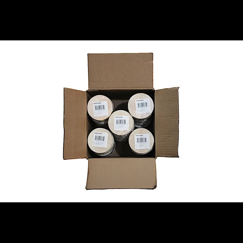 Paid Label Black Fluorescent Yellow Short Oval 1000 Count/Roll 60 Rolls/Case 60000 Count/Case