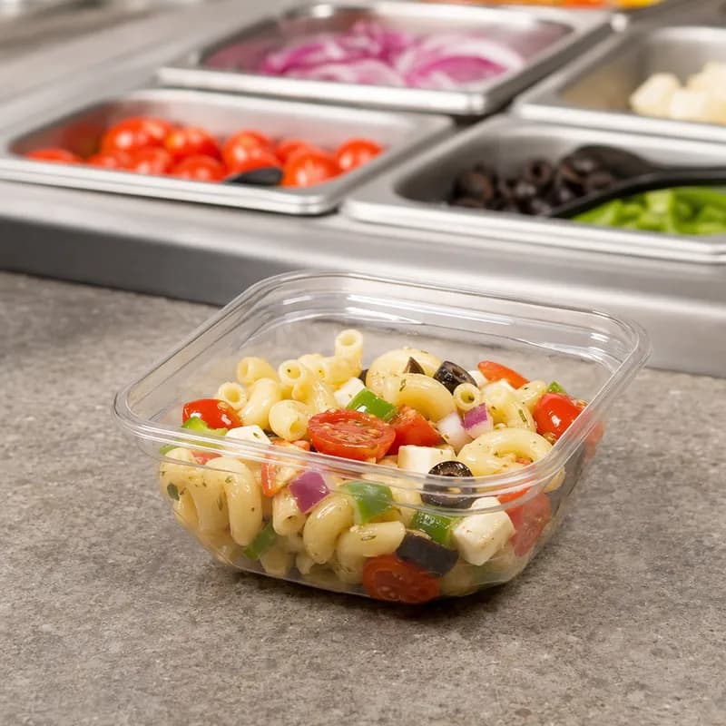 Deli Container 8 OZ PET Square 750/Case