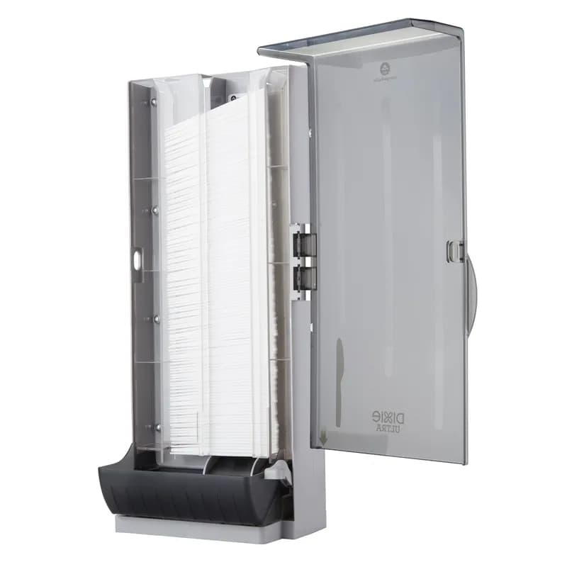 Dixie® Ultra SmartStock® Series-B Classic Knife Dispenser 8.78X10X24 IN Plastic Translucent Black 1/Each