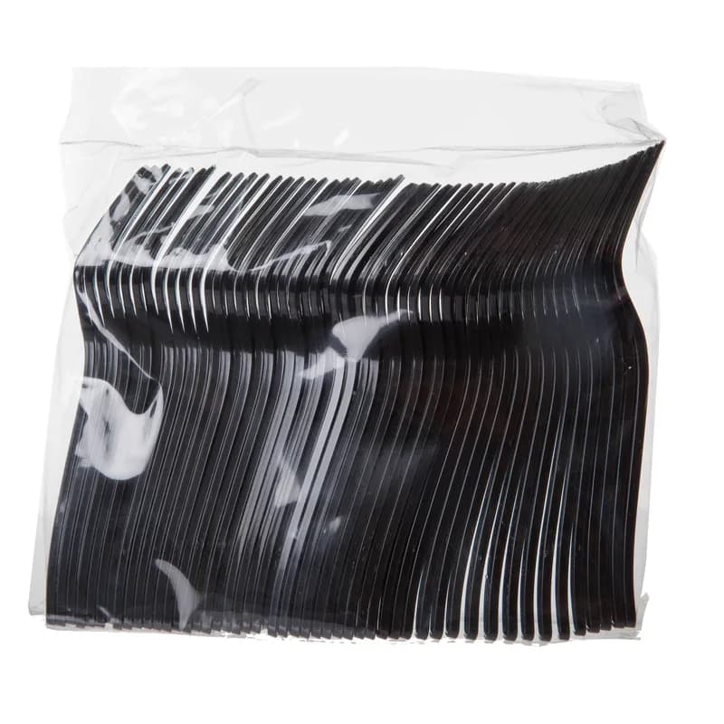Fork 6 IN RPET Black 1000/Case