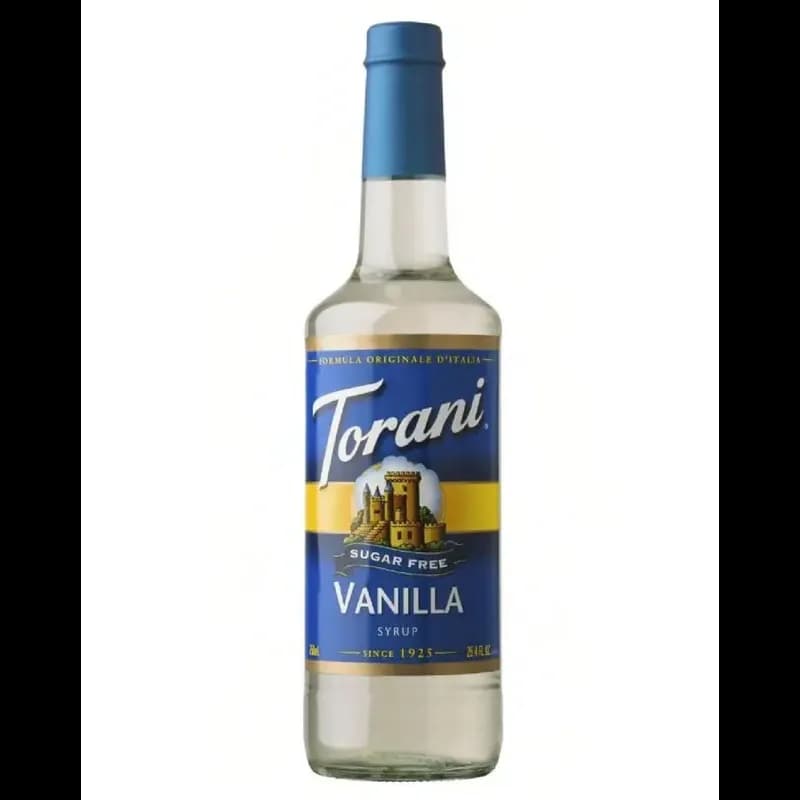 Vanilla Syrup 750 mL Sugar-Free PET Bottle 4/Case