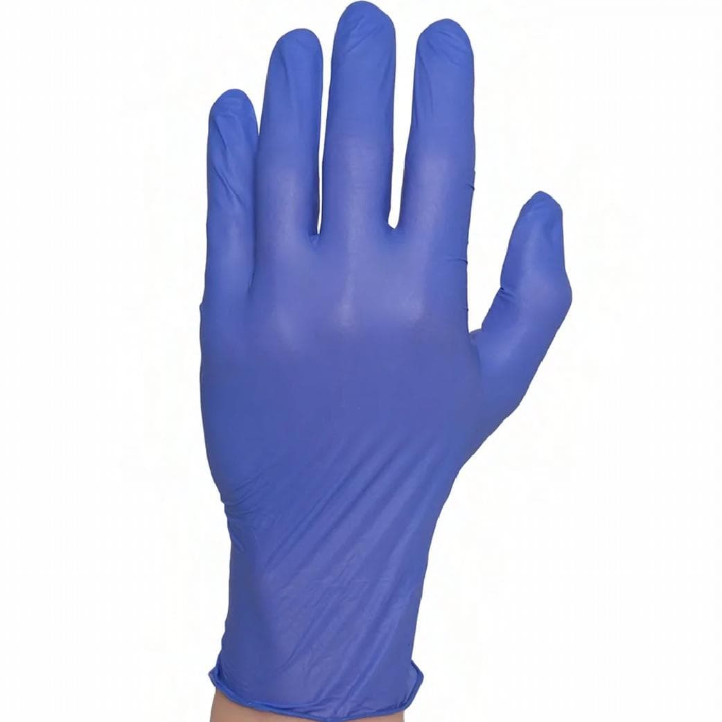 Safety Zone® Examination Gloves Large (LG) Blue Violet 4MIL Micro Texture Nitrile Powder-Free 100 Count/Box 10 Box/Case
