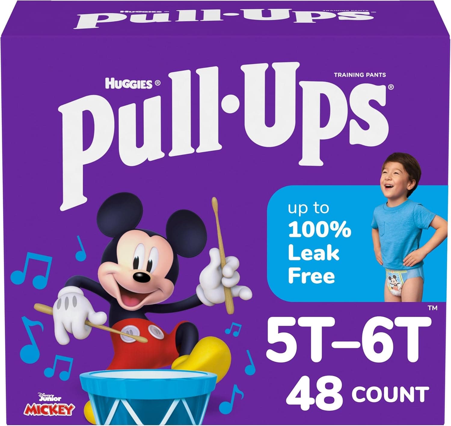 Huggies® Pull-Ups® Boys Training Pants 5T-6T Cloth 48/Case