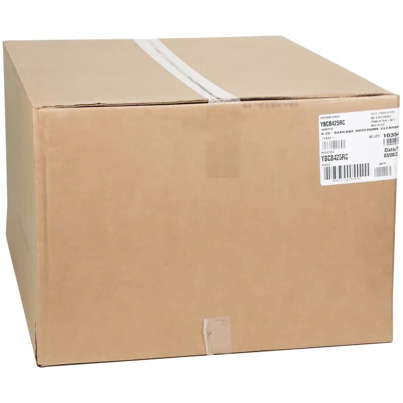 Cake Container & Lid Combo With Rosedome Lid 11X5.25X4.25 IN PET Clear Rectangle 100/Case