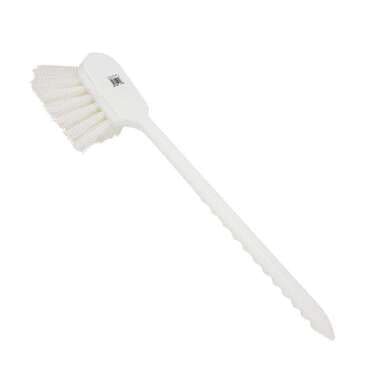 Utility Brush Scrub Brush Polypropylene (PP) Resin White Long Handle With 20IN Handle 1/Each