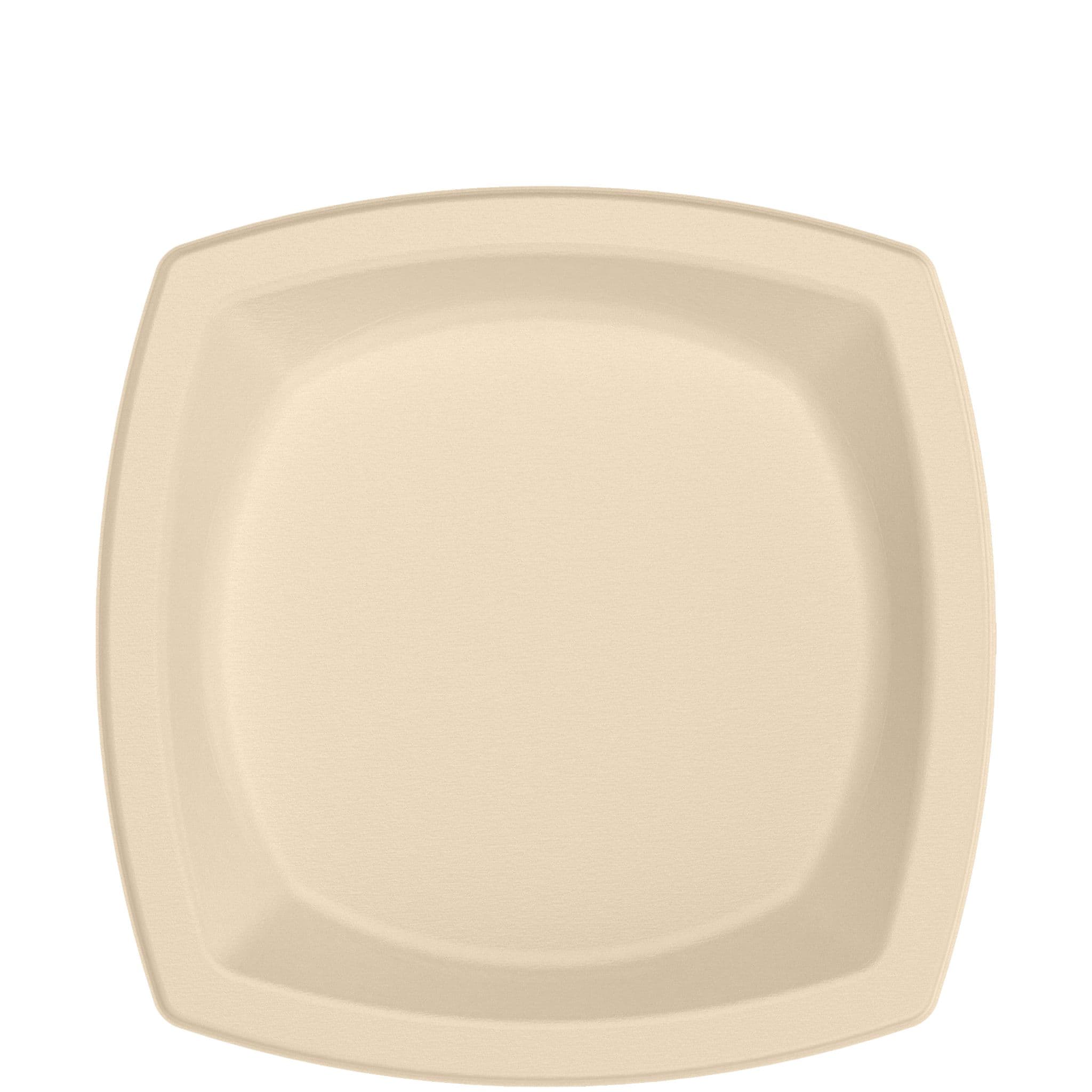 Dart® Plate 8.25X8.25X0.777 IN Fiber Natural Square 500/Case