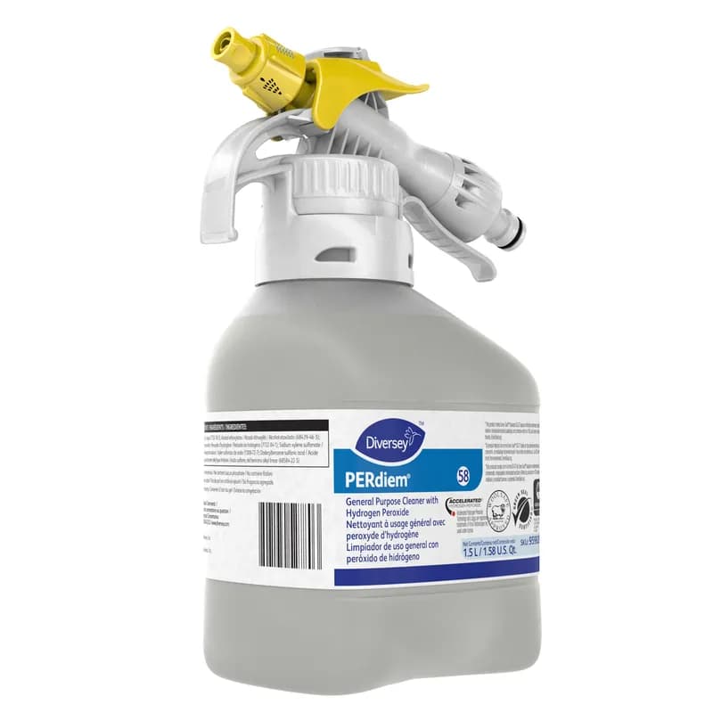 PERdiem® Odorless All Purpose Cleaner 1.5 L Multi Surface Heavy Duty Liquid Concentrate RTD Peroxide Kosher 2/Case