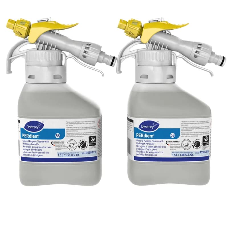 PERdiem® Odorless All Purpose Cleaner 1.5 L Multi Surface Heavy Duty Liquid Concentrate RTD Peroxide Kosher 2/Case