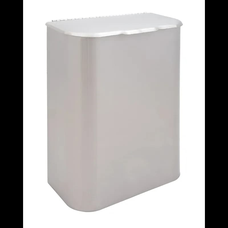 Menstrual Care Disposal Receptacle Stainless Steel Surface Mount Satin 1/Each