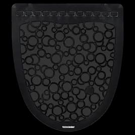 Victoria Bay Urinal Floor Mat 20.25X17.50 IN Black 6/Case