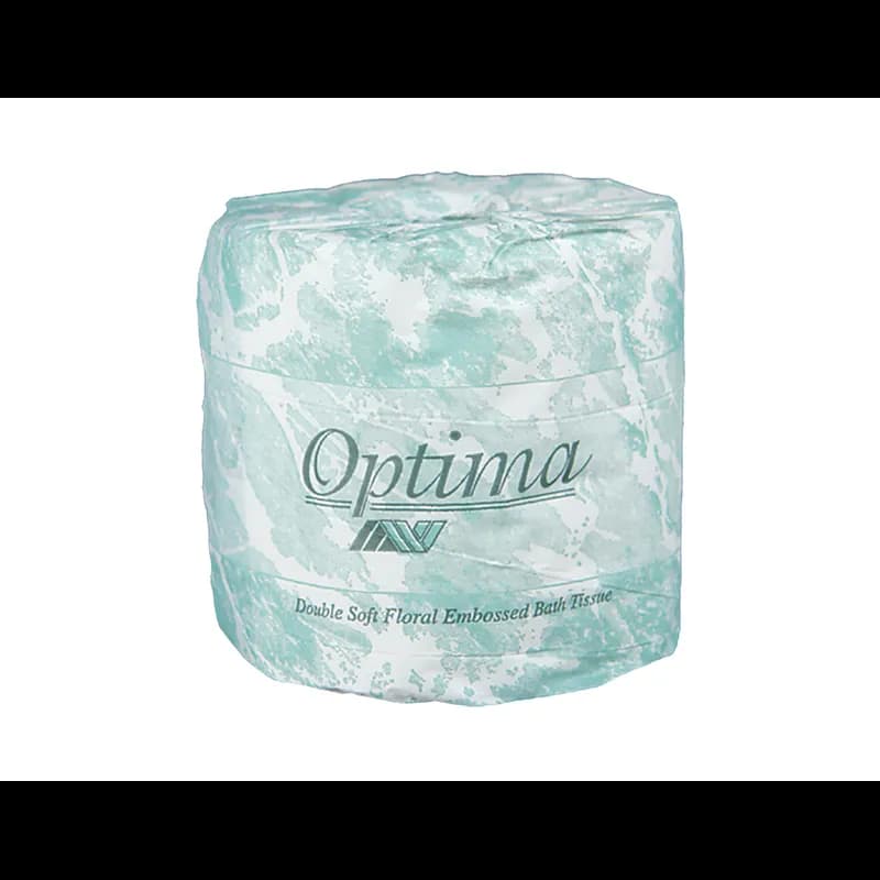 Toilet Paper & Tissue Roll 4.5X4.0 IN 2PLY White Embossed 500 Sheets/Roll 80 Rolls/Case