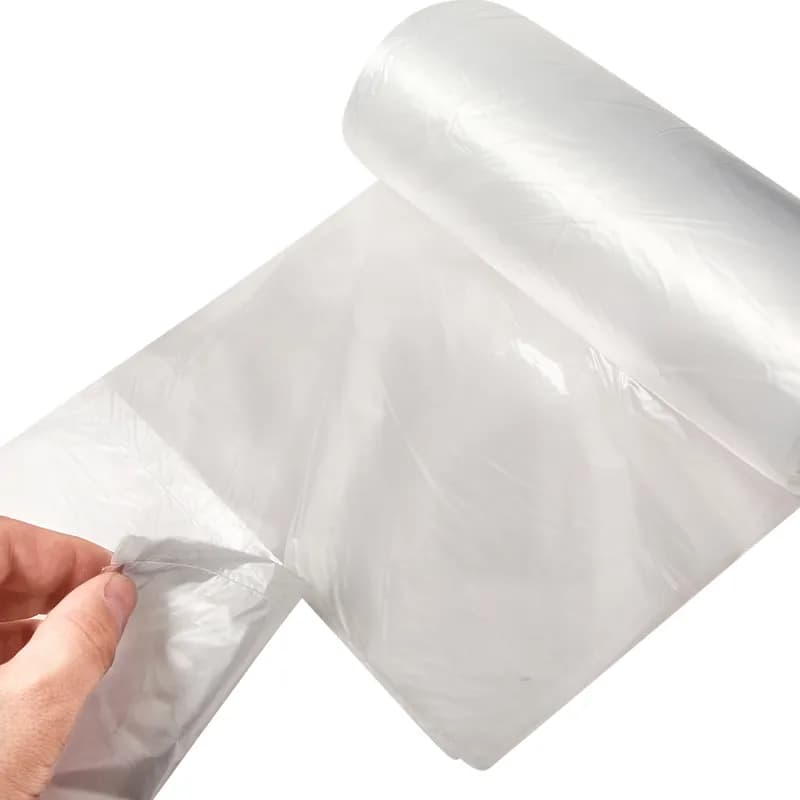 Can Liner 50X58 IN Clear Plastic 1.5MIL Flat Pack Star Seal 100/Case