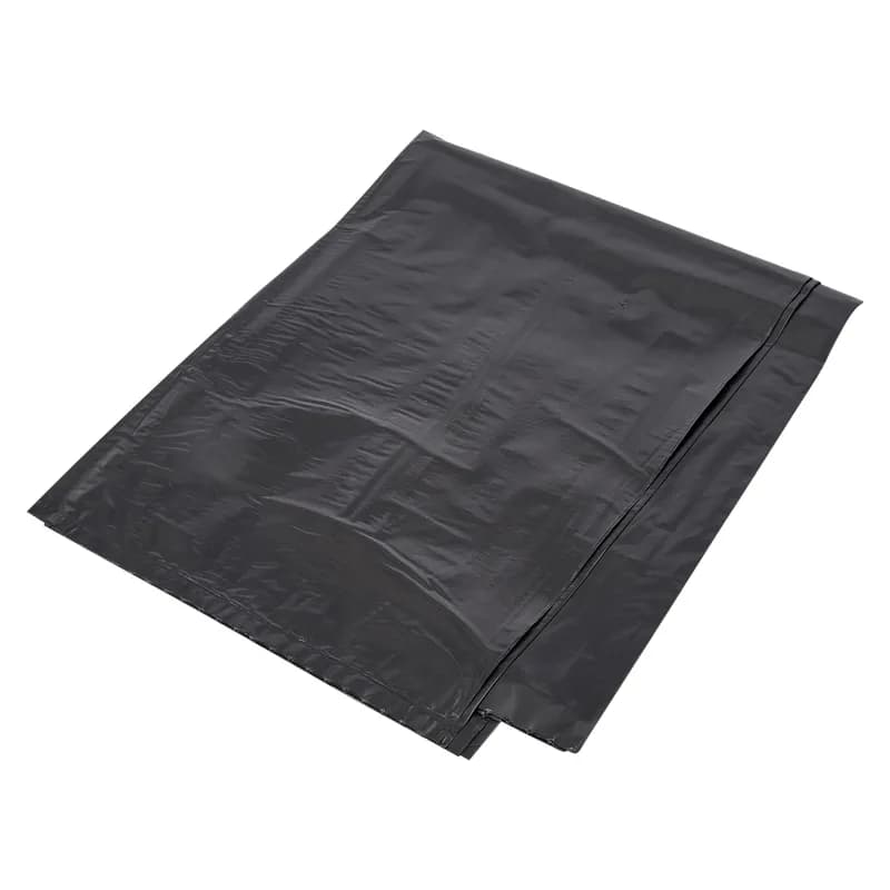 Victoria Bay Can Liner 34X48 IN 30-40 GAL Black 1.5MIL Flat Pack 100/Case