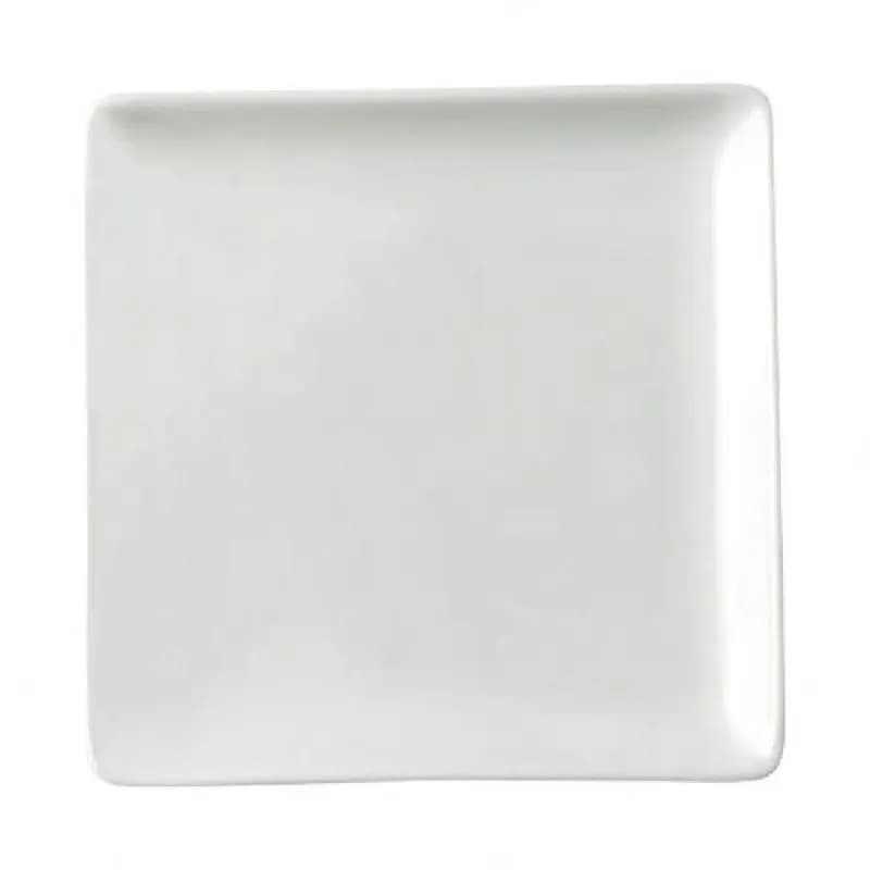 Alani Plate 7.5X7.5 IN Porcelain White Square Dual Ovenable Dishwasher Safe 24/Case